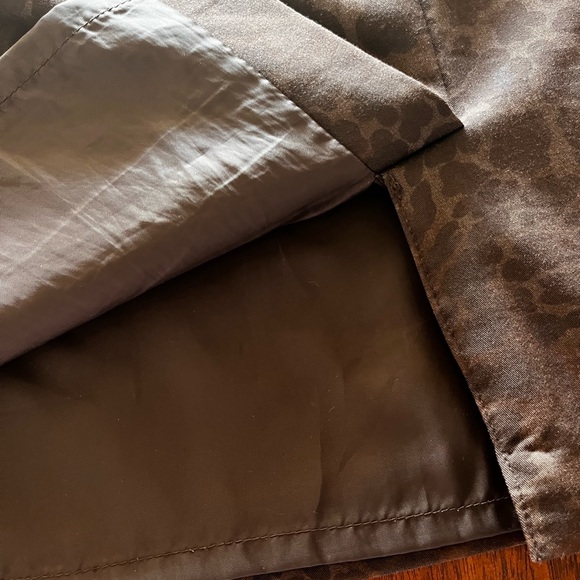 Martha B browns blue animal print skirt - Picture 6 of 7